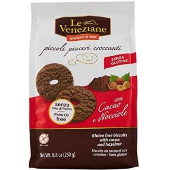 Galletas Cacao y Avellanas Sin Gluten Le Veneziane