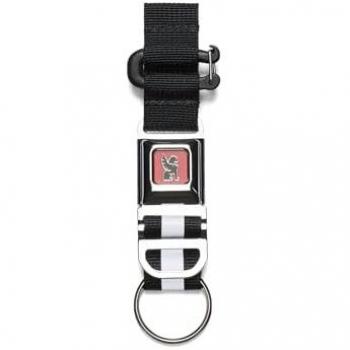 Llaveros Chrome Llavero Mini Buckle Negro - Llaveros con hebilla pequeña, color negro, talla única