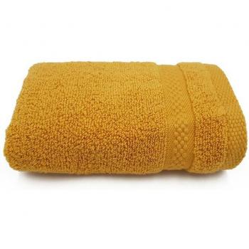 Toalla de baño Ocre Premium de 550 gramos, 100% rizo de algodón suave y absorbente