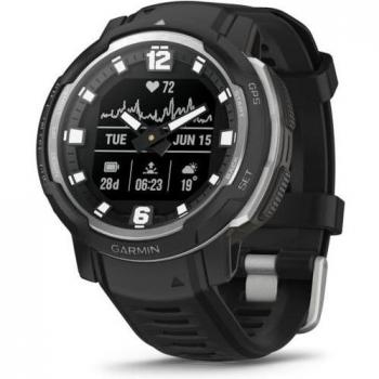 Garmin Instinct Crossover - Smartwatch Híbrida GPS 45 mm, Pantalla MIP 176 x 176 Pixeles, Resistente y Conectada