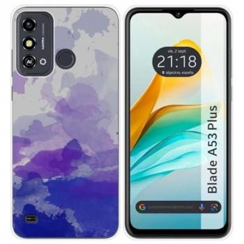 Funda de Silicona Acuarela 09 para ZTE Blade A53 Plus con Dibujos