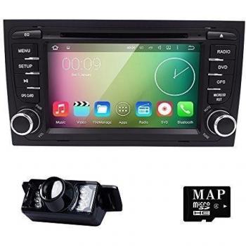 Android 5.1 Radio de coche para Audi A4 S4 RS4 2002 - 2008 Quad Core sistema DVB-T mirrorlink In Dash