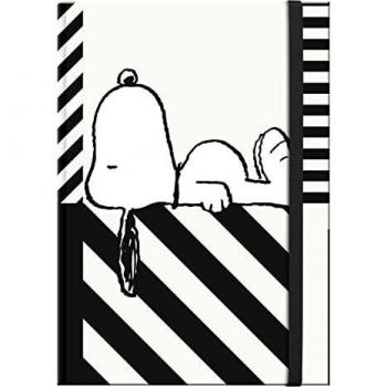 Libreta Tapa Dura Mediana – SNOOPY Rayas
