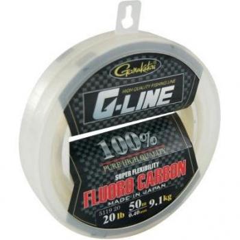 Gamakatsu G-Line Fluorocarbono Bobina Grande 50M 40Lb 0.65Mm