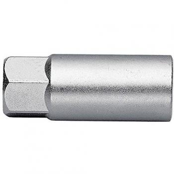 Proxxon 23 395 Vaso Bujía de 1/2 con Inserción Magnética, Tamaño 19mm, Longitud 70mm