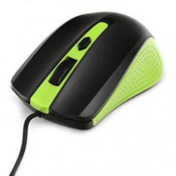 Ratón Óptico Omega OM05G Bicolor Verde 1000DPI USB