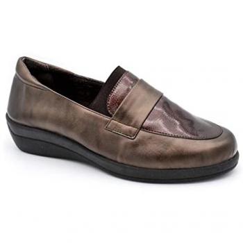 Bailarina Negra Cómoda para Mujer Doctor Cutillas Gijon 43517 - Ancho Especial Otoño-Invierno