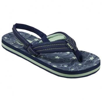 Reef Little Ahi Glow, Chanclas para Niños, Azul