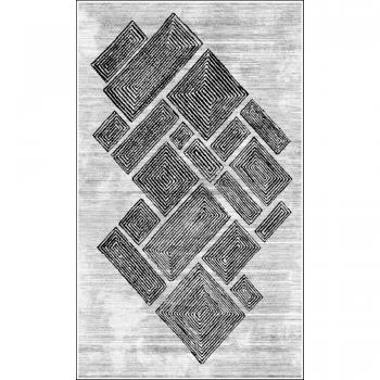 Alfombra de salón Alya 80 x 150 cm - Plata