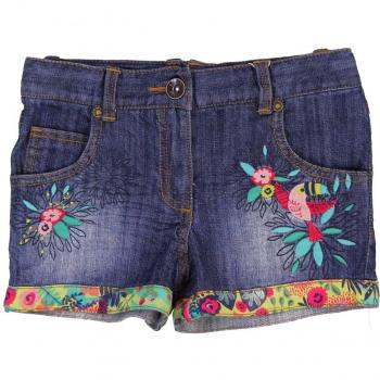 Boboli Short Denim Elástico De Niña - Talla - 12 Para Niñas