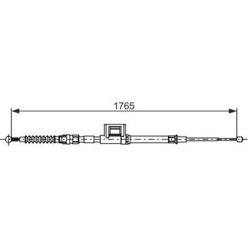 Cable de freno de mano BOSCH 1 987 482 736
