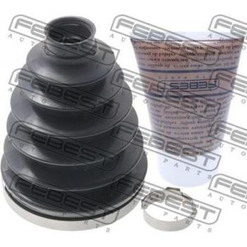 FEBEST Juego de fuelles para junta homocinética 0217P-V42, compatible con vehículos específicos, fabricado en material resistente al desgaste y a altas temperaturas, incluye todos los accesorios necesarios para la instalación
