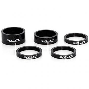 XLC Lenkkopferweiterung A-Head Spacer-Set As-c01 3x5/1x10/1x15 Mm 1 1/8 Zoll Ahead, Unisex Adulto, Gris Oscuro, 10 x 10 x 8 cm