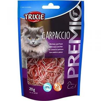 TRIXIE Snack PREMIO Carpaccio con Pato y Pescado, 20 g, Gato