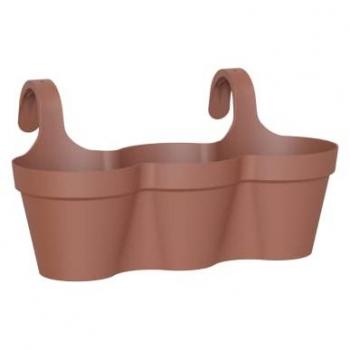 Maceta Capri Tripel Artevasi Terracota 54 x 30,5 x 28 cm Plástico