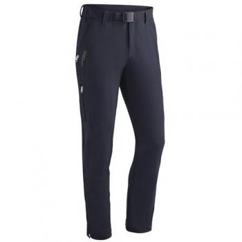 Maier Sports Men's Naturno Slim Fit Trekking Pants - Dark Blue, Elastic, 4 Pockets, Size 60/3XL