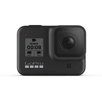 Cámara Deportiva GoPro Hero8 Black, 12MP, UHD 4K60, 1080p240, Pantalla Táctil, Superfoto HDR y Control por Voz