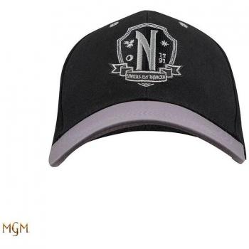 Gorra con Visera Academia Nevermore Gris Ajustable 54-60 cm Cineréplicas