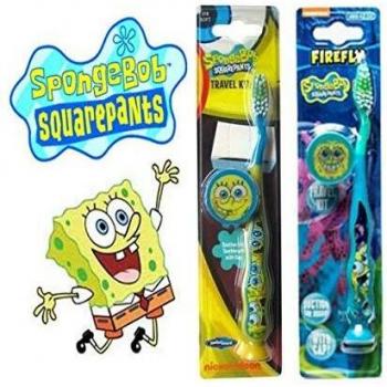 Higiene Dental y Tiras SD0073 - Cepillo de dientes con tapa Bob Esponja