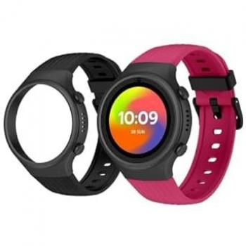 Reloj Inteligente SPC Smartee 4G Junior con GPS, Videollamada, Botón SOS y Correas Intercambiables - Rosa y Negra