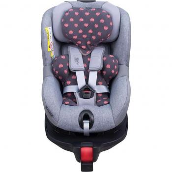 Funda para cojín reductor de silla de coche Jyoko compatible con Romer Dualfix I-Size y Swingfix, diseño Flour Heart