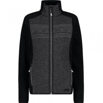 CMP Women's Black Arctic Fleece Zip Cardigan Size M