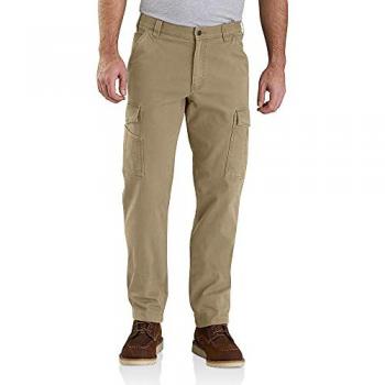 Carhartt Men's Rugged Flex Rigby Cargo Pants - Brown Green - Size 40