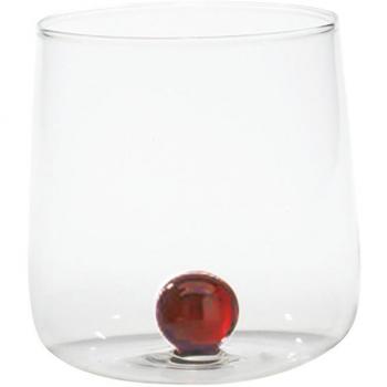 Set de 6 Vasos Tumbler Bilia de Vidrio Borosilicato Ámbar Hechos a Mano, 44 cl