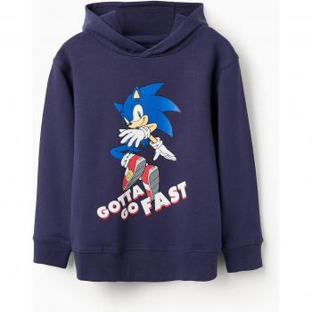 Sudadera de niño con capucha motivo Sonic Zkbap0202