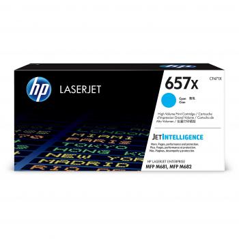 HP 657X High Yield Cyan Original LaserJet Toner Cartridge