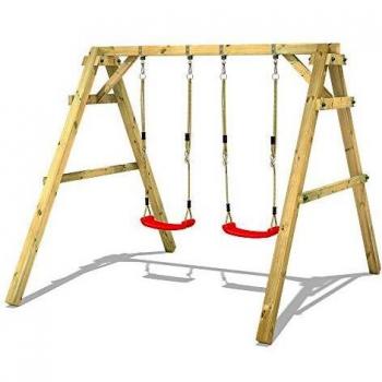 Columpio de Jardín Sky Dancer Prime con Estructura de Escalada - Rojo - Wickey