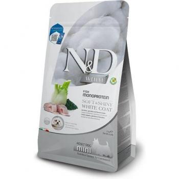 Pienso Farmina ND White Dog Lubina Spirulina Mini 2 Kg