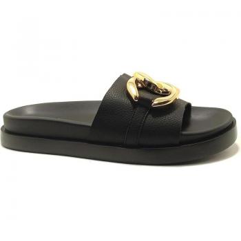 Sandalias Planas para Mujer RIEKER W1452-00 Color Negro