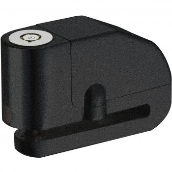 AGPTek LK303- Candado Bloqueo con Alarma Antirrobo Acero Inoxidable para Moto Motocicleta, Negro
