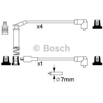 Cables de encendido BOSCH 0 986 357 127