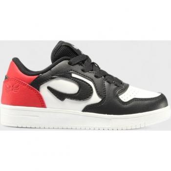 Zapatillas deportivas Vawen Low 24I para niño en negro de piel sintética, talla 35