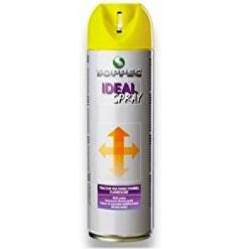 Espray Marcador Ideal Soppec 500 ml Amarillo Fluorescente para Todos los Superficies
