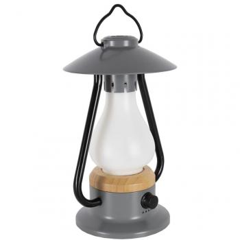 Lámpara recargable Bo-Camp Urban Outdoor Woolton gris y marrón