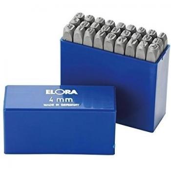 Elora 400010040000 - Impacto letras set 27 piezas, 400b-4mm, 0