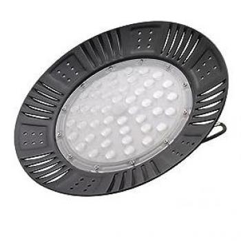 Campana Industrial Granito 100W 6500K Negro 11000lm 11x30x30 Cm - Potente Iluminación - Diseño Industrial Moderno