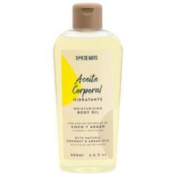 Flor de Mayo Aceite Corporal Hidratante con Coco y Argán 200ml