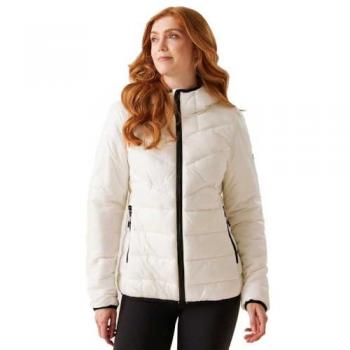Regatta Women's Heatherly White Quilted Water-Repellent Jacket Size 8