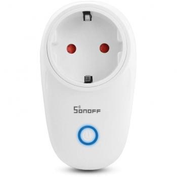 Smart Socket - Sonoff S26F WiFi WLAN Smart Enchufe Alexa Smart Plug Función de Sincronización con Alexa [Echo, Echo Dot], Google Home y Google Nest