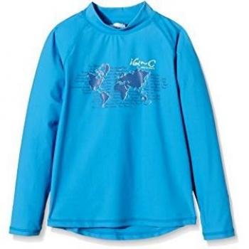 iQ-Company UV 300 Camiseta con Manga Larga, Infantil, Azul, 152
