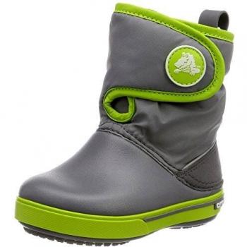 Crocs Crocband II.5 Gust Boot, Botas de Nieve Unisex Niños, Gris