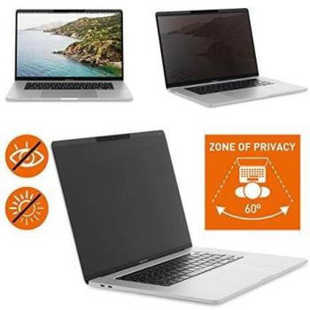 Filtro de Privacidad Magnético Durable para MacBook Pro 15.4'' - Incluye Bolsa y Paño de Limpieza, Antracita
