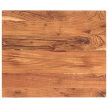 Mesa de madera maciza rectangular de Acacia 60x50x2,5 cm