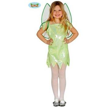 Guirca- Disfraz 3-4años Hada Glitter, Color Verde