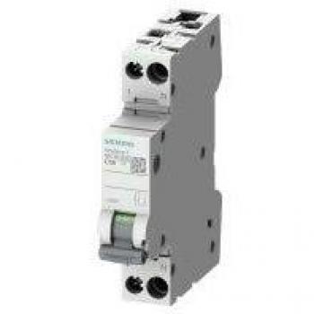 Siemens 1P+N Miniature Circuit Breaker 230V 16A Type B 6kA DIN Rail Mount
