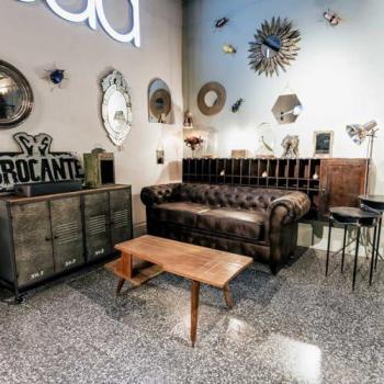 Set de 2 mesas de metal negras Alexandra House Living 75 x 75 x 50 cm